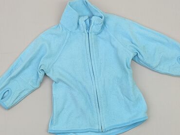 kurtki jeansowe dla dziewczynek: Bluza, H&M, 6-9 m, stan - Dobry