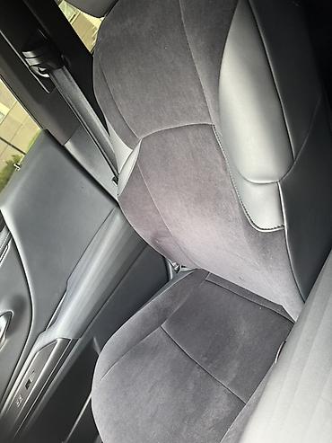 Чехлы Алькантара, цвет - Черный, Lexus, Б/у