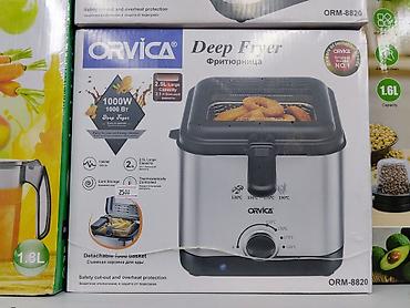 Фритюрница ORVICA ORM-8820 - Мощность: 1000 Вт - Объем чаши: 2,5 л