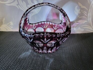 Kante: Korpa rucni rad,Nachtmann kristal,led kristal Nemacka iz 70ih — 6