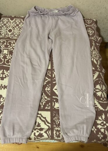 детские спортивные костюмы с капюшоном: Спортивные Мужские брюки, Calvin Klein, M, цвет - Фиолетовый