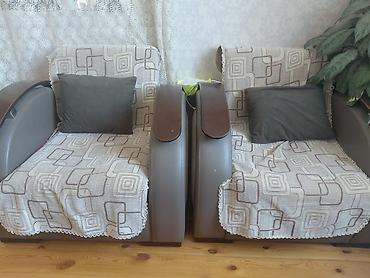İşlənmiş, Divan, 2 kreslo, Divan, Bazalı, Açılan