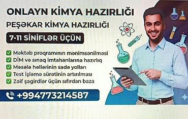 kimya kursu: Repetitor, Kimya, Azərbaycan dili, Abituriyent hazırlığı, İmtahanlara hazırlıq — 1