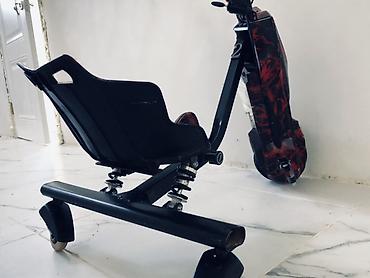 Другой электротранспорт: Электрический дрифт‑трюйсик (drift trike) с передним приводным колесом — 2