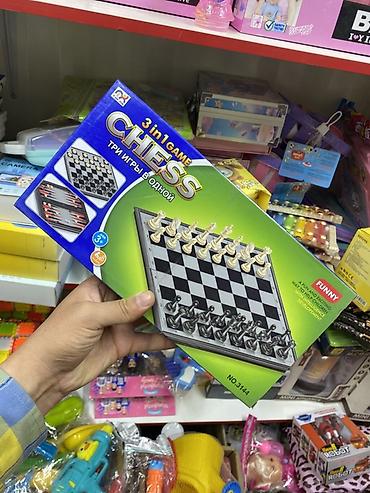 tech deck: Настольная игра 3 в 1 Chess — набор для увлекательного досуга — 1