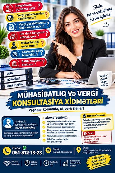 tbilisi: Mühasibat uçotu | Vergi uçotu üzrə məsləhət xidmətləri — 2