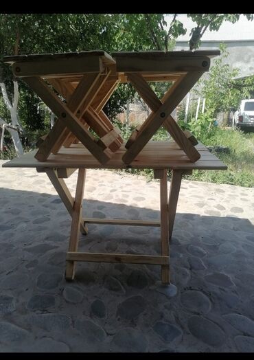 kapron stol stul: Новый, Квадратный стол, 4 стула, Складной чемодан, Со стульями, Дерево, Азербайджан