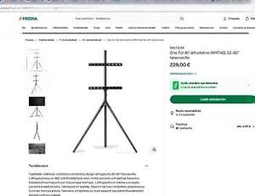 Aksesoari za TV i video: Stojeći stalak za TV – tripod dizajn - Moderan tripod stalak za ravne — 24