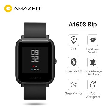 spa-ukhod в Азербайджан: Глобальная версия Amazfit Bip huami Смарт-часы gps 45 дней в режиме