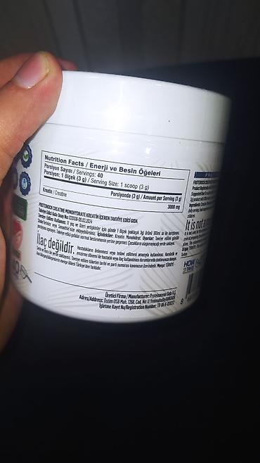 gainer protein: Protein OCN Creatine Monohydrate dadsız (Unflavoured) kreatin tozu - — 2