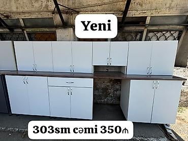 YENİ mətbəx mebeli satılır – hazır əldədir. • Ümumi ölçü: 303 sm • lalafo.az -da YENİ mətbəx mebeli satılır – hazır əldədir. • Ümumi ölçü: 303 sm •