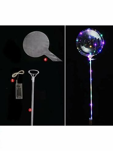 Товары для праздников: ПРОДАМ ОПТОМ!!! Светящиеся LED‑шары Bubble (прозрачные) с гирляндой — 2