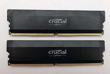 ddr5 sdram: Оперативная память (RAM) для ПК, Б/у, Crucial, 32 ГБ, DDR5, 6400 МГц — 1