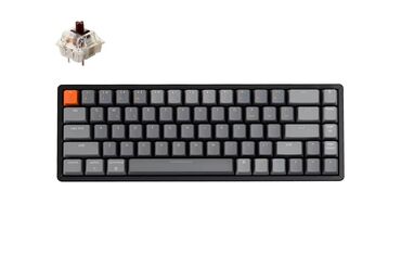 светящиеся клавиатуры: Клавиатура Keychron K6-W3 Brown Switch RGB Hot-Swap Aluminum Frame