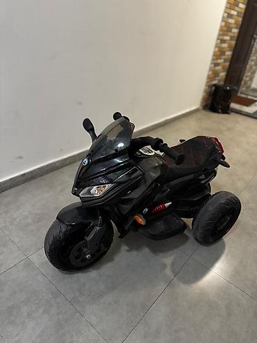 yadea z3: Uşaq üçün elektrikli üçtəkər motosiklet - Rəng: qara, idman üslublu — 3