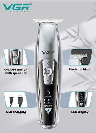 sns makinesi: Professional Trimmer VGR 970 - 4 Sürətli - 6550RPM / 2000MAH - 240 — 6