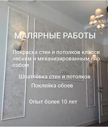 без покраски: Покраска стен, На водной основе, Больше 6 лет опыта — 1