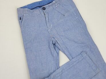 spodnie z wycięciem: Material trousers, Cool Club, 9 years, 128/134, condition - Very good