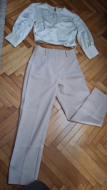 spandex elastin: Kao novo. Pantalone S,bluza nema etiketu odgovara xs-s — 1