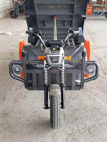 Мотоциклы: Грузовой трёхколёсный мотоцикл Yulong с электроприводом предназначен — 4