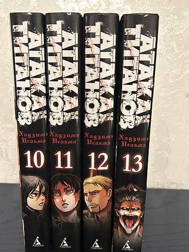 Məhsul: Kitab və manga toplusu 1) Ataка Титанов (Attack on Titan) –