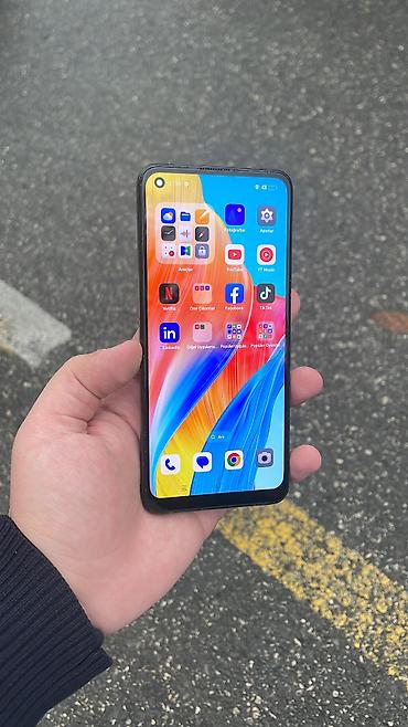 oppo telefonlar: Oppo A78, 256 GB, rəng - Qara, Face ID — 2