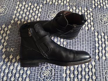 foot patch: Мужские кожаные ботинки Salvatore Ferragamo (Made in Italy). Размер — 2