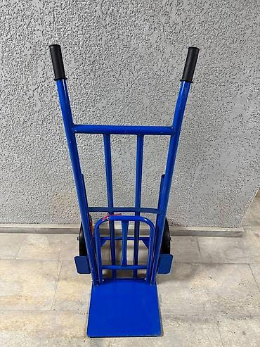 Садово-строительные тачки и тележки: Садово-строительная тачка и тележка, Стальная, Двухколесная, Новый, В розницу — 7