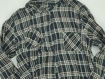 czarne bluzki z bufiastymi rękawami: Shirt, XL (EU 42), condition - Good