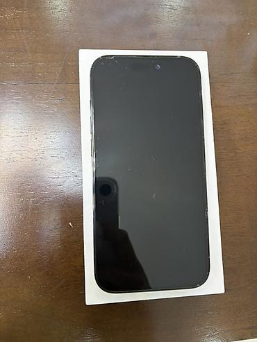 спрунки ххх: IPhone 14 Pro, Б/у, 128 ГБ, Black Titanium, Коробка, 100 % — 2