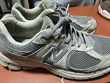 комбинации: Мужские кроссовки, 42.5, New Balance, Б/у, цвет - Серый, Самовывоз — 3