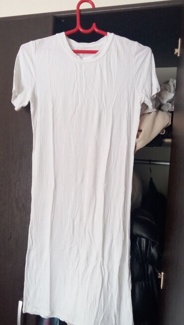 haljine čipkaste: L (EU 40), M (EU 38), color - White, Other style, Short sleeves