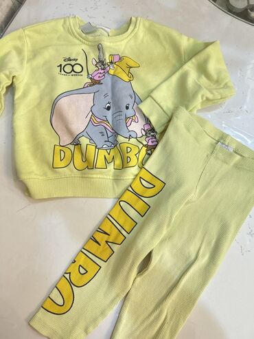 qadin pencekleri: Uşaq geyim dəsti 3-4yas teni kimi - Dəst: svitşört və leggings - Rəng