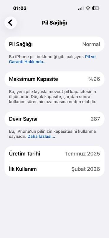 128: IPhone 16, 128 GB, Ağ, Face ID — 7
