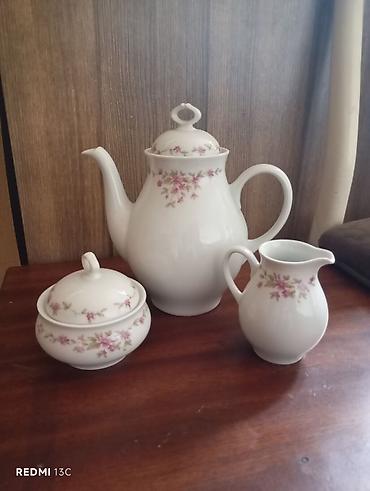 lülə: Çay dəsti, rəng - Ağ, Farfor, Epiag, Çexiya — 1