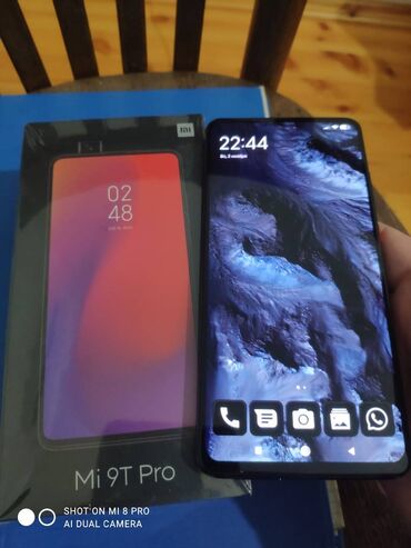 pubg klaviatura: Xiaomi Mi 9T Pro, 128 GB, rəng - Göy, 
 Barmaq izi, İki sim kartlı, Face ID