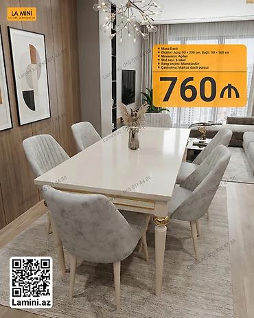 Мебель: Masa dəsti – LA MİNİ - Masa mexanizmi: açılan - Ölçülər: açıq 90 × — 1