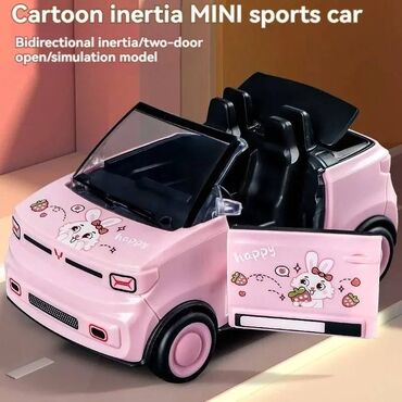 električni voz igračka: Mini kabriolet - Roze Naziv: simulacioni mini kabriolet Dvosmerna
