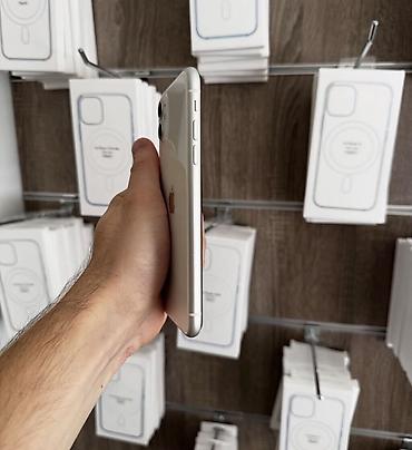 iphoni 11: IPhone 11, 128 GB, Ağ, Zəmanət, Simsiz şarj, Face ID — 4