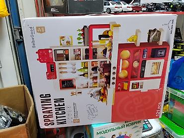 Детская игровая кухня BeibeGood “Spraying Kitchen” — большой набор для