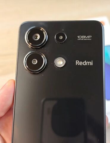 Redmi: Redmi Note 13, 256 GB, rəng - Qara, Sensor — 4