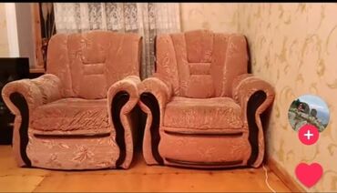 divan örtüyü: İşlənmiş, 2 kreslo, Bazasız, Açılmayan