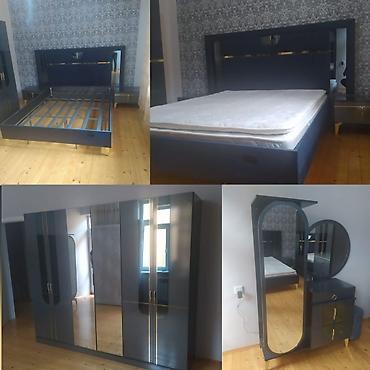 Yataq dəsti satılır 1200₼. 5 aydır alınıb. Matrası var.Ünvan