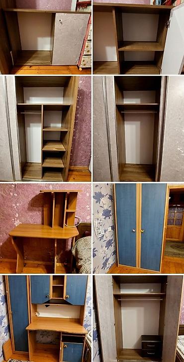 Детская мебель: Uşaq/yeniyetmə otağı üçün modul mebel dəsti Tərkib: - 3 qapılı — 2