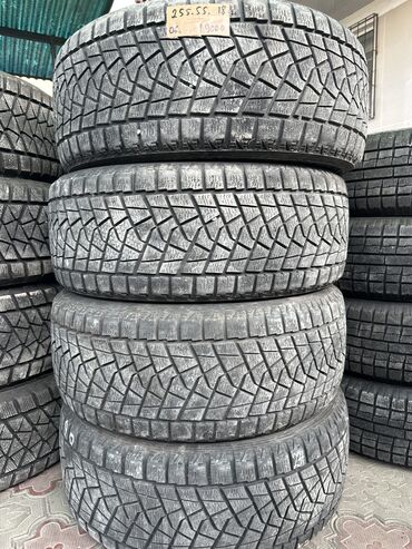 резина урал: Шины 255 / 55 / R 18, Зима, Б/у, Комплект, Легковые, Япония, Bridgestone