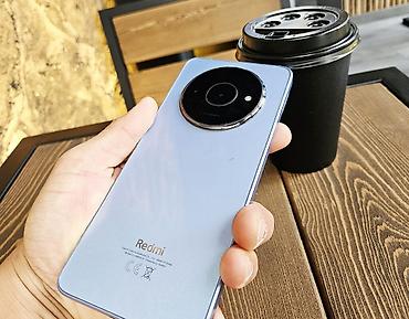 note 3: Redmi, Redmi A3, Б/у, 128 ГБ, цвет - Голубой, 2 SIM, 1 SIM — 2