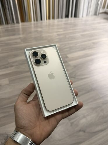 işlənmiş notebooklar: IPhone 16 Pro, 256 ГБ, Золотой, Отпечаток пальца, Face ID