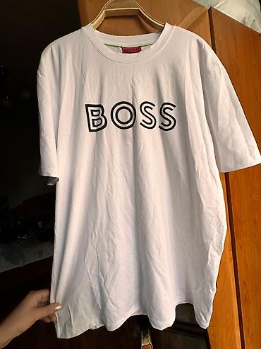 Футболки: Мужская футболка, M, Boss, Новый, цвет - Белый — 3