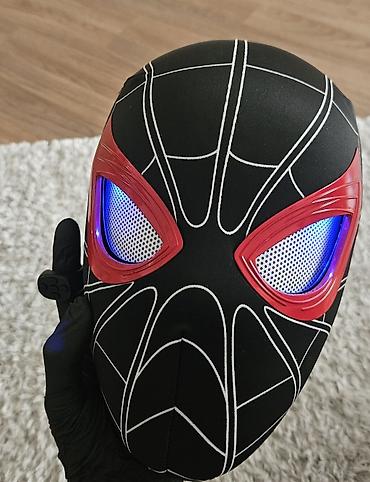 Digər aksesuarlar: 🕷️ Miles Morales (qırmızı-qara) Elektrik Spidey Maskası Realistik və — 3