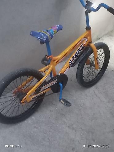 start velo: Uşaq velosipedi – START markası - Rəng: narıncı-göy - Çərçivə: polad — 2